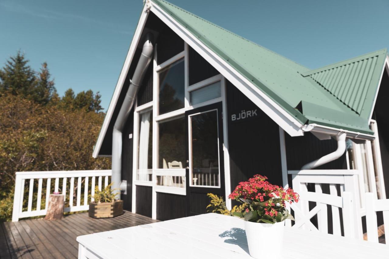 Bjoerk - A Cozy Hilltop Cottage - Great Location! Blaskogabyggd Exterior photo